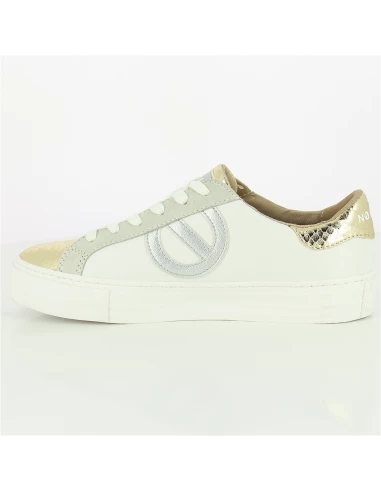 No Name Baskets De Ville Femme Arcade Side Cuir Blanc/or 6 No Name Baskets De Ville Femme Arcade Side Cuir Blanc/or – Image 4