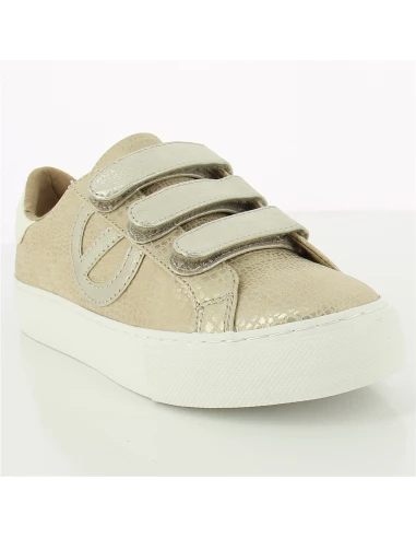 No Name Baskets De Ville Femme Arcade Straps Side Beige Effet Croco 4 No Name Baskets De Ville Femme Arcade Straps Side Beige Effet Croco – Image 2