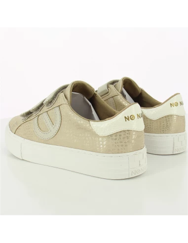No Name Baskets De Ville Femme Arcade Straps Side Beige Effet Croco 5 No Name Baskets De Ville Femme Arcade Straps Side Beige Effet Croco – Image 3
