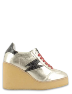 Semerdjian Baskets à Talon Compensée Arev 10400 Argenté