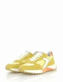 Semerdjian Baskets De Ville Femme Atom 9055 Daim Jaune -Hylton Magasin atom 9055 semerdjian 1