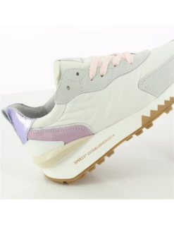 Semerdjian Baskets De Ville Femme Azad 7403 Blanc/gris/violet -Hylton Magasin azad 7403 1