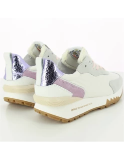Semerdjian Baskets De Ville Femme Azad 7403 Blanc/gris/violet -Hylton Magasin azad 7403 2