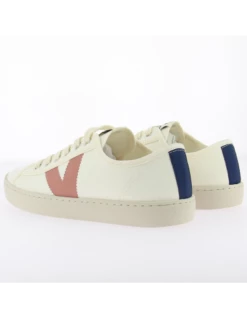 Victoria Baskets De Ville Femme Berlin Lona Gruesa Detalle Contraste Blanc/rose -Hylton Magasin berlin lona gruesa detalle contraste 1