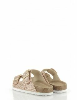 Colors Of California Mules Bio In Glitter Pour Femme Rose/Doré 9 Colors Of California Mules Bio In Glitter Pour Femme Rose/Doré -Hylton Magasin bio035 pkgol colors of california 3