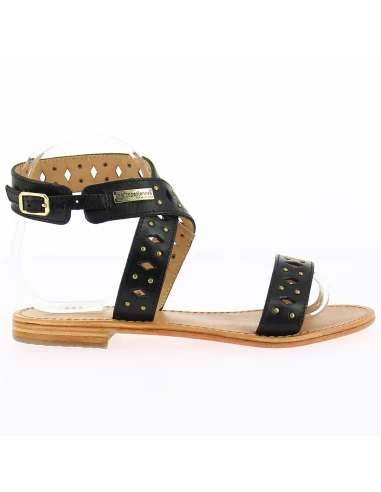 Les Tropéziennes Par M Belarbi Les Tropeziennes Par M.Belarbi Sandales Femme Harnya Cuir Noir 6 Les Tropéziennes Par M Belarbi Les Tropeziennes Par M.Belarbi Sandales Femme Harnya Cuir Noir – Image 4