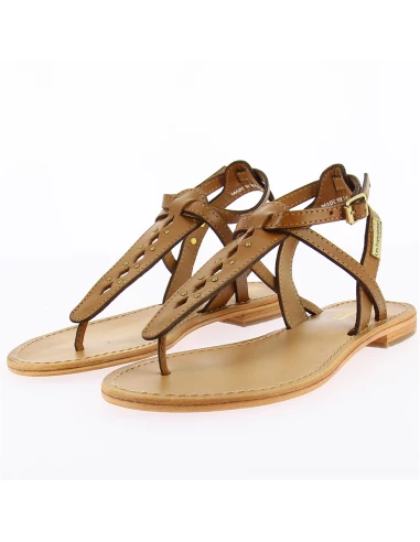 Les Tropéziennes Par M Belarbi Les Tropeziennes Par M.Belarbi Sandales Plates Femme Harnox Cuir Marron 4 Les Tropéziennes Par M Belarbi Les Tropeziennes Par M.Belarbi Sandales Plates Femme Harnox Cuir Marron – Image 2