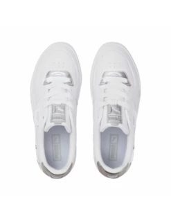 Puma Sneakers Femme Cali Dream Metal Cuir Blanc -Hylton Magasin cali dream metal wns 1