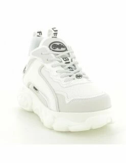 Buffalo Baskets Compensées Femme Chai White Imi Suede/ Mesh Vegan 10 Buffalo Baskets Compensées Femme Chai White Imi Suede/ Mesh Vegan -Hylton Magasin chai 02 1630195 c5 3