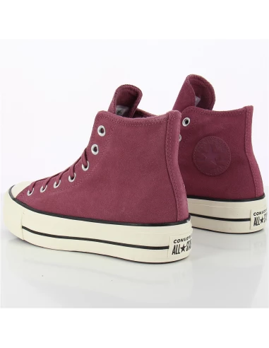 Converse Sneakers Compensées Montantes Femme Chuck Taylor All Star Lined Platform Daim Mauve 6 Converse Sneakers Compensées Montantes Femme Chuck Taylor All Star Lined Platform Daim Mauve – Image 4