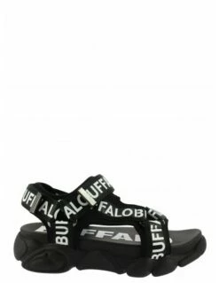 Buffalo Sandales Compensées Femme Cld Tec Noir