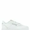 Reebok Sneakers Compensées Femme Club C Double Geo Cuir Blanc -Hylton Magasin club c double geo
