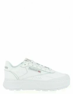 Reebok Sneakers Compensées Femme Club C Double Geo Cuir Blanc