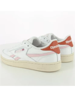 Reebok Sneakers Mixte Club C Revenge Cuir Blanc/rose -Hylton Magasin club c revenge 1