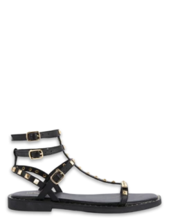 Les Tropéziennes Par M Belarbi Les Tropeziennes Par M.Belarbi Sandales Enfant Coralie Cuir Noir