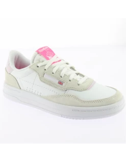 Reebok Sneakers Femme Court Peak Blanc/beige/rose -Hylton Magasin court peak 1