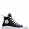 Converse Sneakers Compensées Montantes Femme Ctas Move Hi Noir Rose -Hylton Magasin ctas move hi