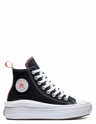 Converse Sneakers Compensées Montantes Femme Ctas Move Hi Noir Rose 3 Converse Sneakers Compensées Montantes Femme Ctas Move Hi Noir Rose