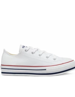 Converse Sneakers Compensées Basses Enfant Ctas Platform Eva Ox Blanc 9 Converse Sneakers Compensées Basses Enfant Ctas Platform Eva Ox Blanc -Hylton Magasin ctas platform eva ox 1