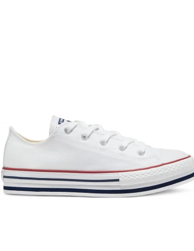 Converse Sneakers Compensées Basses Enfant Ctas Platform Eva Ox Blanc 5 Converse Sneakers Compensées Basses Enfant Ctas Platform Eva Ox Blanc – Image 3