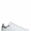 Adidas Sneakers Junior Stan Smith J Cuir Blanc Silver -Hylton Magasin ee8483 stan smith j