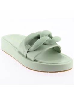 Kharisma Mules Compensées Femme Eva Vert Anis -Hylton Magasin eva 3449 menta 2