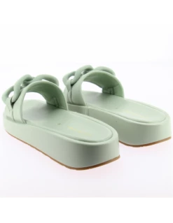 Kharisma Mules Compensées Femme Eva Vert Anis -Hylton Magasin eva 3449 menta 3