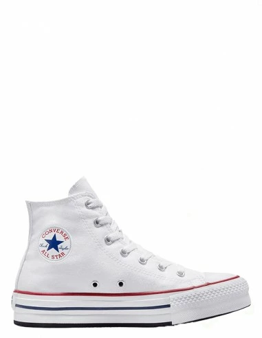 Converse Sneakers Compensées Montantes Femme Eva Lift Hi Blanc 3 Converse Sneakers Compensées Montantes Femme Eva Lift Hi Blanc