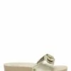Scholl Sabots Femme Pescura Heel Cuir Or -Hylton Magasin f298491075 scholl