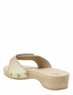 Scholl Sabots Femme Pescura Heel Cuir Or -Hylton Magasin f298491075 scholl 3