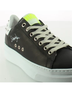 Semerdjian Baskets Compensées Femme Fay 6720 Cuir Noir/blanc -Hylton Magasin fay 6720 2