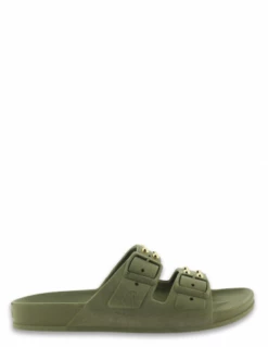 Cacatoes Claquettes Femme Florianopolis Women Dark Kaki