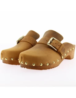 Hylton Sabots Femme Folk Cuir Marron 8 Hylton Sabots Femme Folk Cuir Marron -Hylton Magasin folk cuoio hylton 1