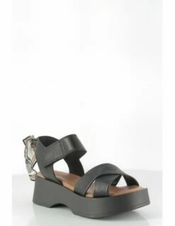 Goodstep Sandales Compensées In Leather Femme -Hylton Magasin gs4132 c03 goodstep 1