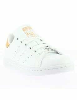 Adidas Sneakers Femme Stan Smith W Vegan Blanc Orange -Hylton Magasin gw4241 adidas 2