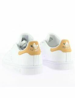 Adidas Sneakers Femme Stan Smith W Vegan Blanc Orange -Hylton Magasin gw4241 adidas 3