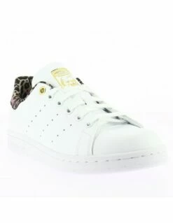 Adidas Sneakers Femme Stan Smith W Vegan Blanc Léopard -Hylton Magasin gy9543 adidas 2