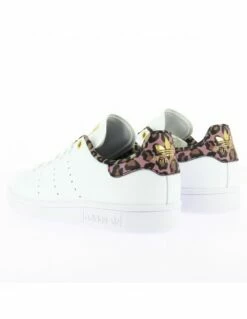 Adidas Sneakers Femme Stan Smith W Vegan Blanc Léopard -Hylton Magasin gy9543 adidas 3