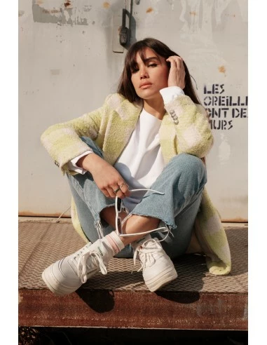 Reebok Sneakers Compensées Femme Club C Extra Cuir Blanc/vert 7 Reebok Sneakers Compensées Femme Club C Extra Cuir Blanc/vert – Image 5