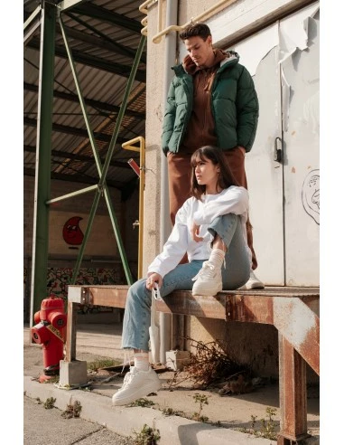 Reebok Sneakers Compensées Femme Club C Extra Cuir Blanc/vert 8 Reebok Sneakers Compensées Femme Club C Extra Cuir Blanc/vert – Image 6