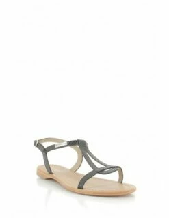 Les Tropéziennes Par M Belarbi Les Tropeziennes Par M.Belarbi Sandales Femme Hamat Cuir Noir/serpent -Hylton Magasin hamat noir serpent les tropeziennes par mbelarbi 2