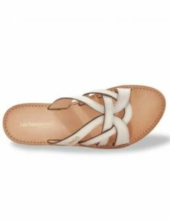 Les Tropéziennes Par M Belarbi Les Tropeziennes Par M.Belarbi Mules Femme Hamul Cuir Crème -Hylton Magasin hamul creme les tropeziennes par mbelarbi 2