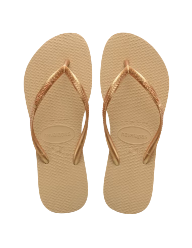 Havaianas Tongs Femme Slim Dorée 4 Havaianas Tongs Femme Slim Dorée – Image 2