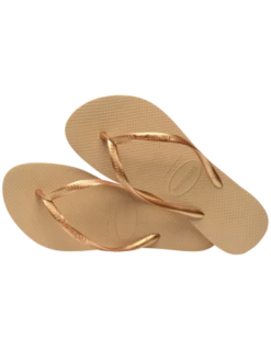 Havaianas Tongs Femme Slim Dorée 11 Havaianas Tongs Femme Slim Dorée -Hylton Magasin hav slim 4