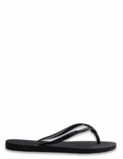 Havaianas Tongs Femme Slim Glitter II Noir Pailettes