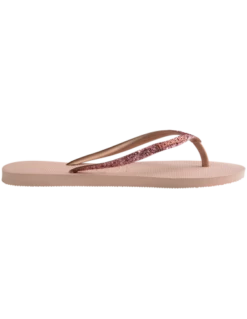 Havaianas Tongs Femme Enfant Slim Glitter II Rose Pailettes -Hylton Magasin hav slim glitter ii 7