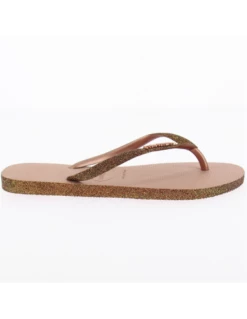 Havaianas Tongs Femme Slim Sparkle II Bronze -Hylton Magasin hav slim sparkle ii 2