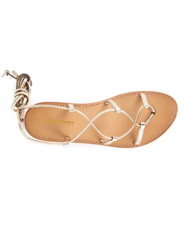 Les Tropéziennes Par M Belarbi Les Tropeziennes Par M.Belarbi Sandales Femme Hellen Cuir Or 5 Les Tropéziennes Par M Belarbi Les Tropeziennes Par M.Belarbi Sandales Femme Hellen Cuir Or – Image 3