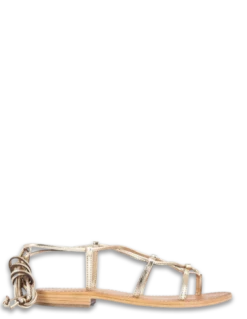 Les Tropéziennes Par M Belarbi Les Tropeziennes Par M.Belarbi Sandales Femme Hellen Cuir Or