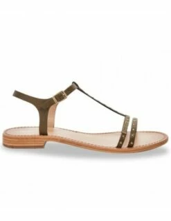 Les Tropéziennes Par M Belarbi Les Tropeziennes Par M.Belarbi Sandales Femme Henya Cuir Kaki -Hylton Magasin henya kaki les tropeziennes par mbelarbi 2